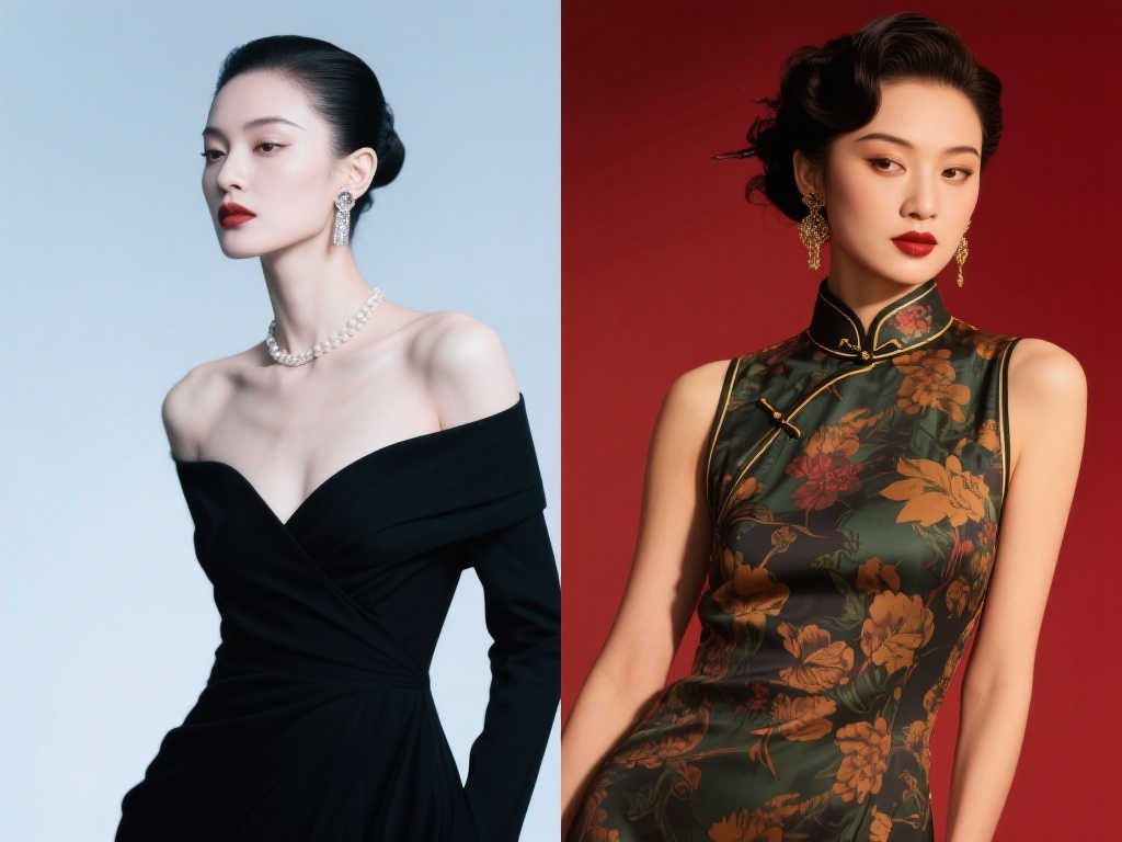 冷白皮御姐邂逅港风绝色美人，同框画面宛如自带高光特效